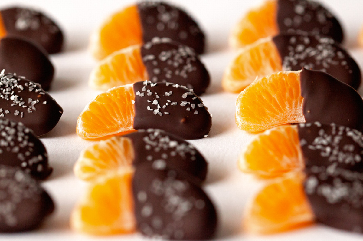 chocolate dipped sumo mandarins